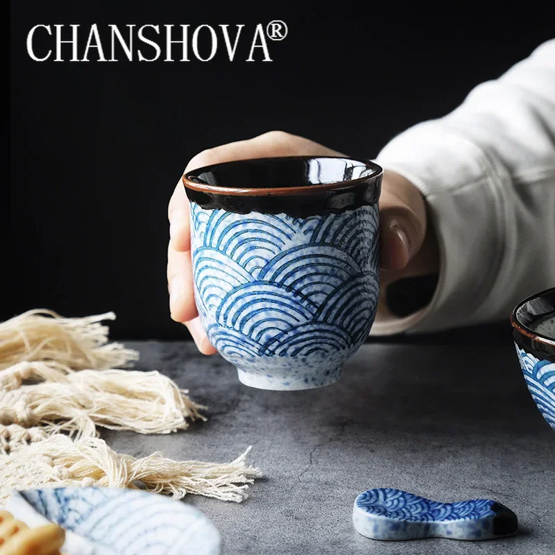 Handmade Ceramic Mug - CHANSHOVA Çin retro tarzı El Yapımı