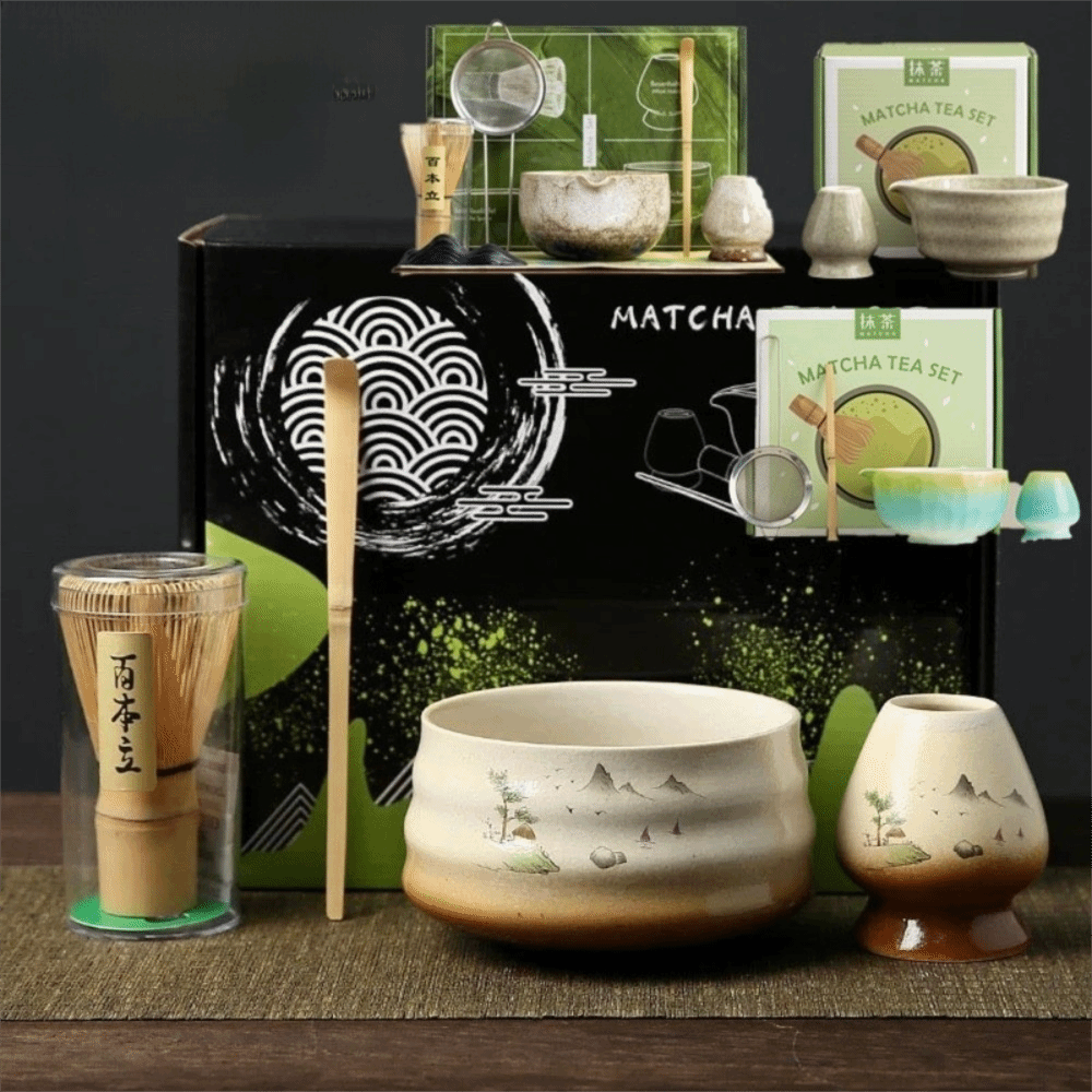 Bamboo Cutlery Set - Çay Çubukları Japon Matcha Çay Seti
