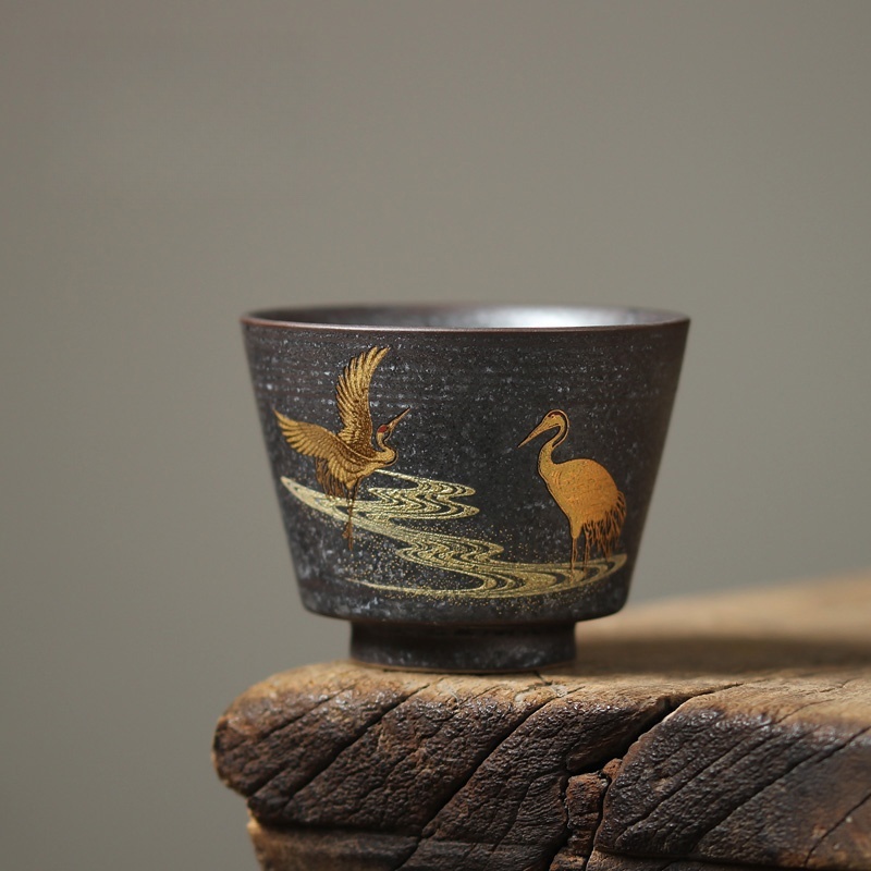 Handmade Ceramic Mug - 100 ML Japon Vinç Çay Bardağı