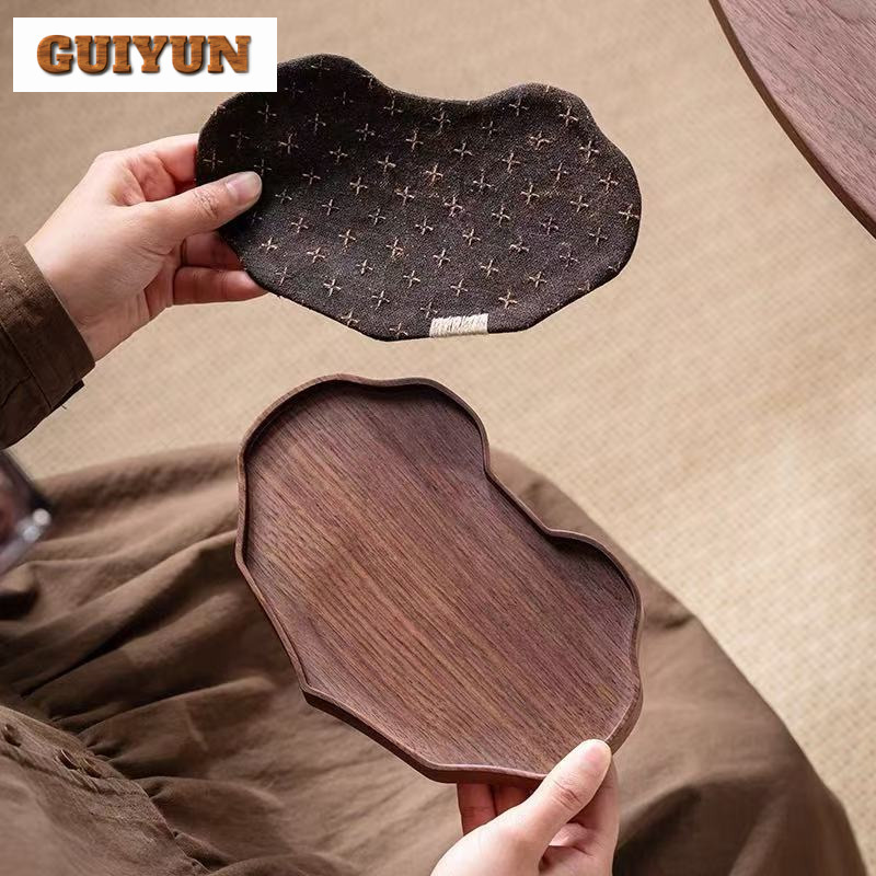 Siyah Ceviz Küçük Çay Tepsisi  - Wooden Serving Tray incelemesi ve fiyatı