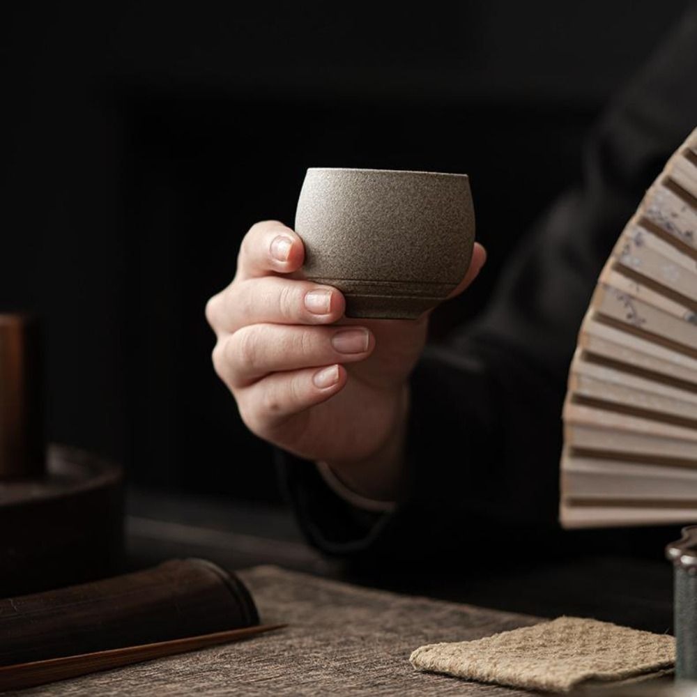 Kung Fu Çay Seti Japon Taş Eşy - Handmade Ceramic Mug incelemesi ve fiyatı