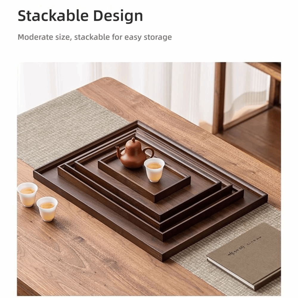 Dekoratif Tepsi Doğal Bambu Ba - Wooden Serving Tray incelemesi ve fiyatı