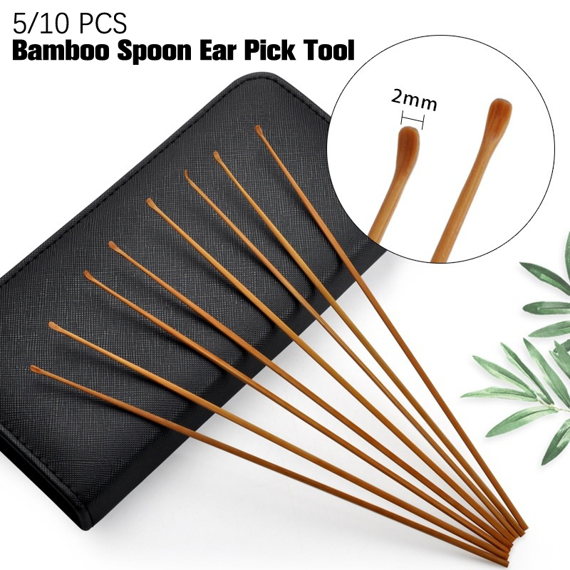 5/10 adet bambu kaşık kulak te - Bamboo Cutlery Set incelemesi ve fiyatı