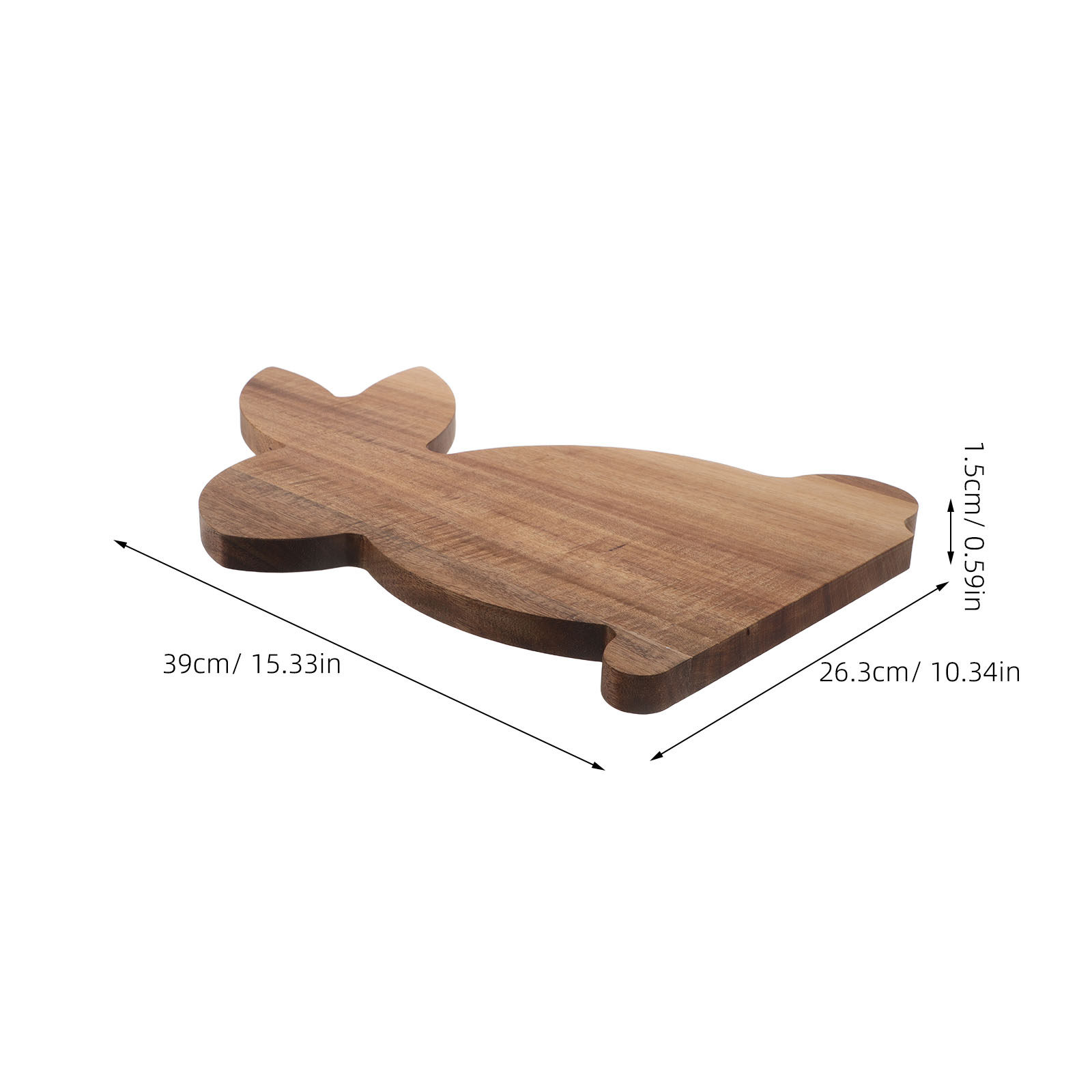 Tavşan Şeklinde Ahşap Kesme Ta - Wooden Serving Tray incelemesi ve fiyatı