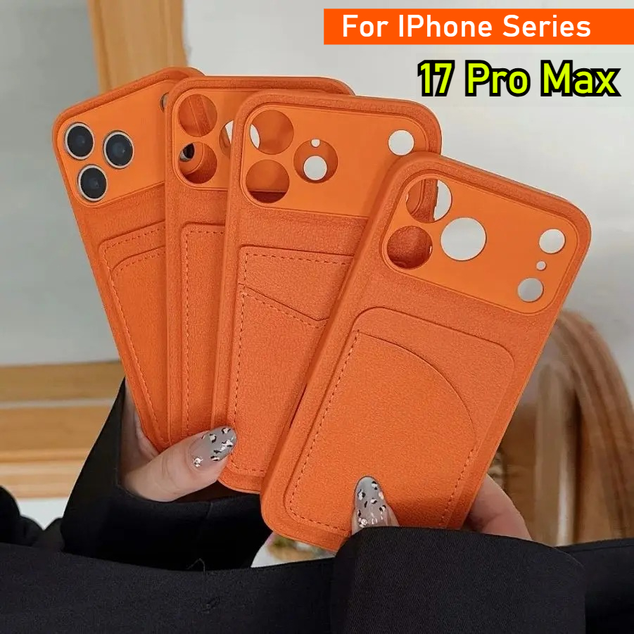 iPhone 17 Air 16 E 15 14 13 12 - Leather Card Wallet incelemesi ve fiyatı