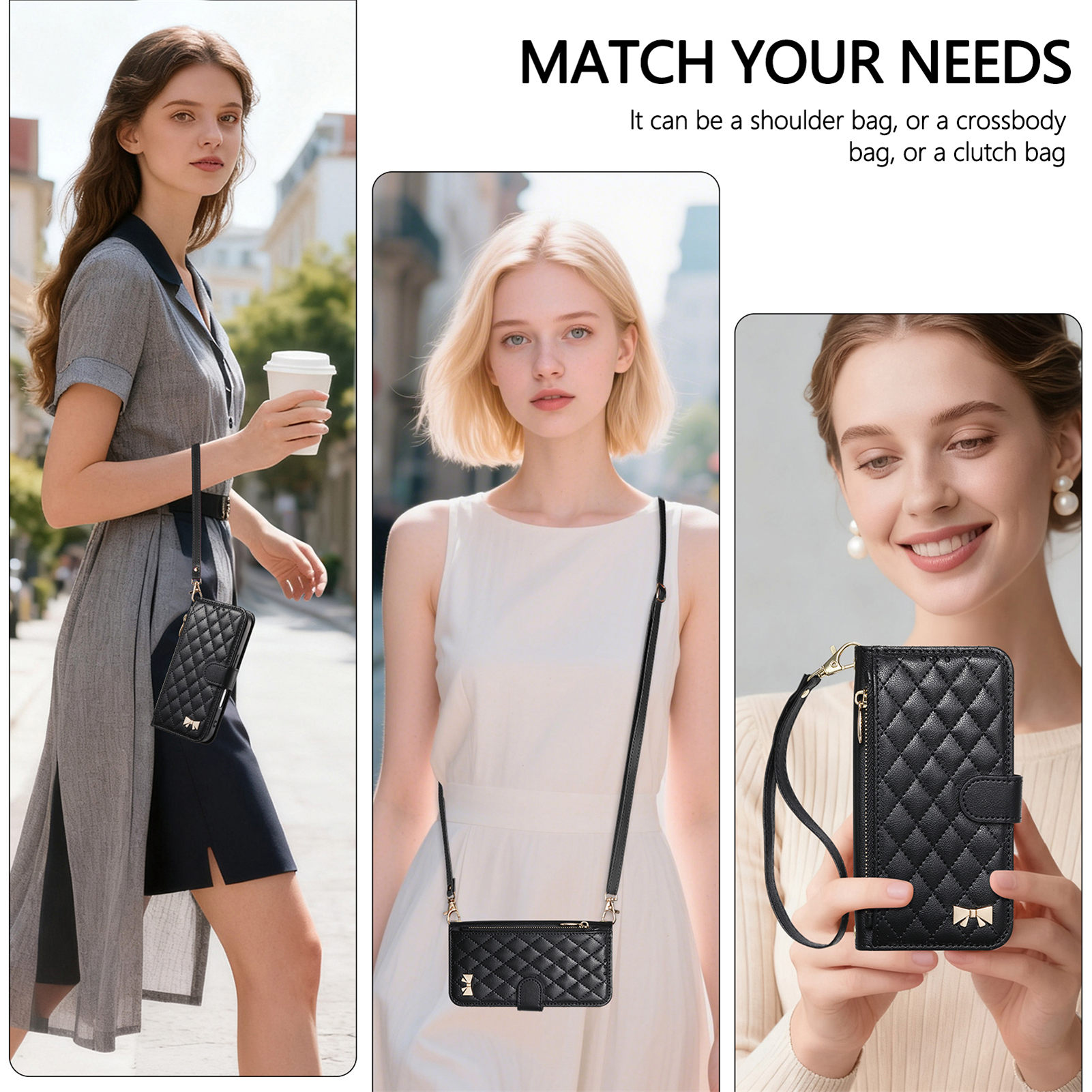 PU Deri Fermuarlı Çapraz Askıl - Leather Card Wallet incelemesi ve fiyatı